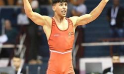 المصارع العراقي سجاد علي يتغلب على الثالث عالمياً في دورة التضامن الإسلامي